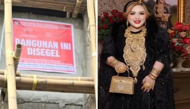 Bergelimang Emas, Rumah Mewah Mira Hayati Disegel oleh Distaru