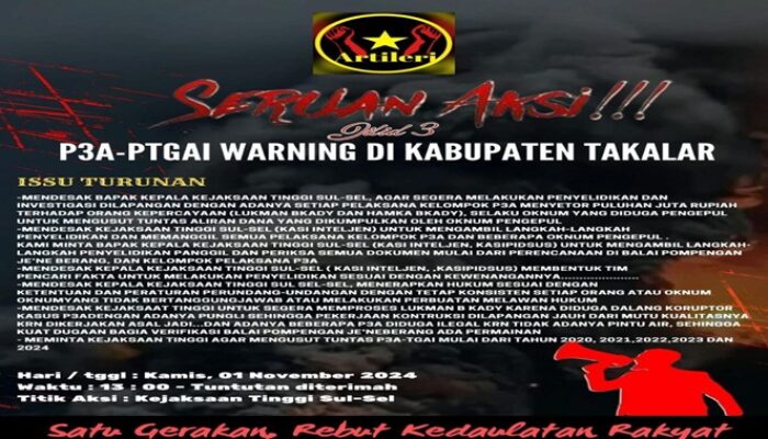 ARTILERI Bongkar Nama Oknum di Balik Pungli Proyek Irigasi P3A-TGAI