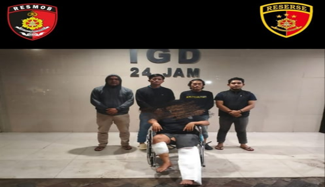 Tim KUBOYAKO Tembak Residivis Curanmor, Barang Curian Dibawa ke Enrekang