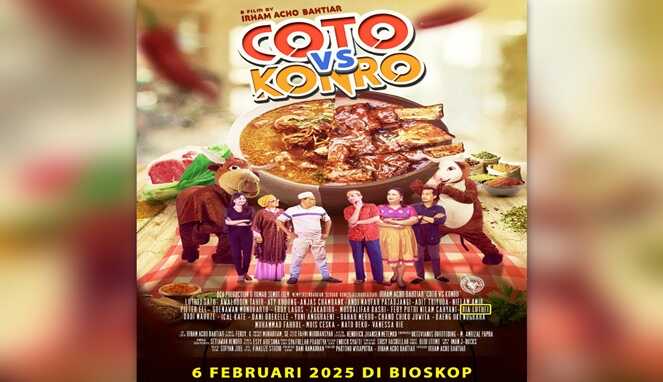 Bioskop Bakal Heboh! Coto Vs Konro Wajib Tonton 6 Februari 2025