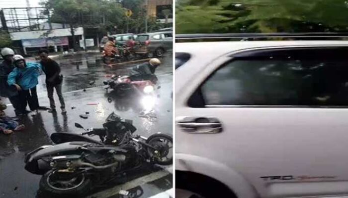Beredar Video Minibus Liar Hantam Puluhan Motor di Perbatasan Makassar-Gowa