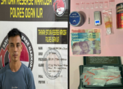 Operasi Pekat Musi 2025, Security di Ogan Ilir Diciduk Saat Edarkan Sabu