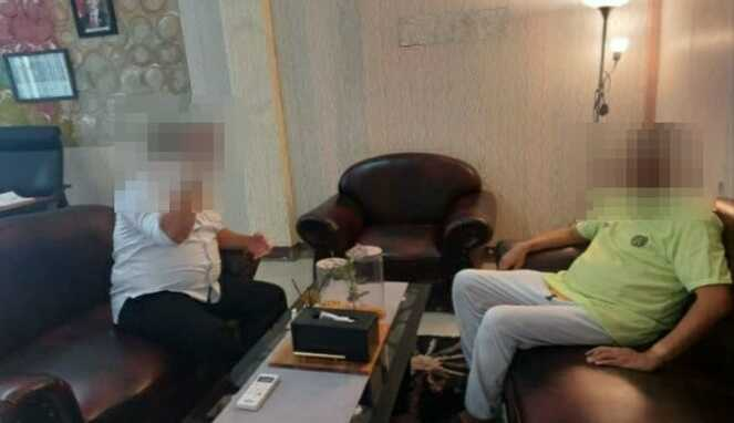 Foto Pertemuan Petinggi Ditjenpas Sulsel dan Tersangka Uang Palsu Bocor, Ada Apa?