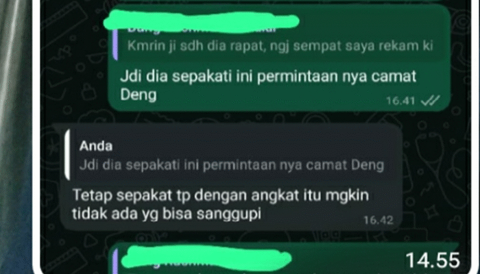 Jelang Peresmian Pojok Digital, Kades Tanakeke Diduga Dipalak Camat