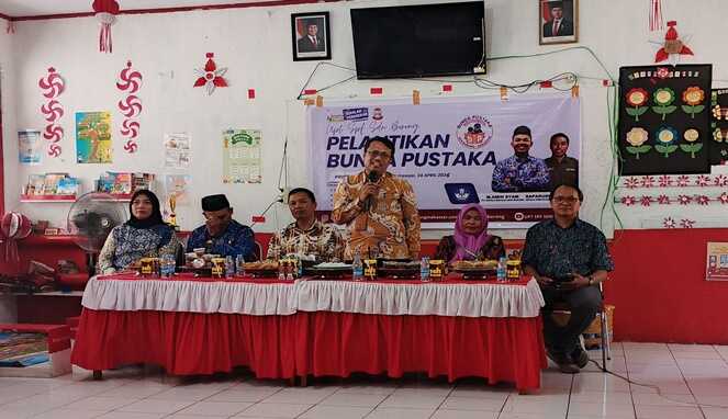 SD Negeri Borong Makassar Tembus Akreditasi A, Peran Bunda Pustaka Tak Bisa Diabaikan