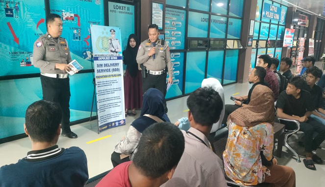 Polres Gowa Permudah Warga, Hadirkan Inovasi SIM Delivery Service