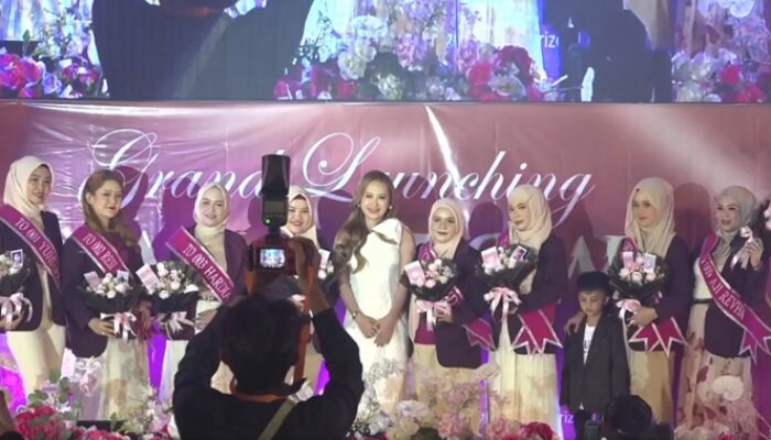 Grand Launching Qiana Glows Tampil Meriah dan Spektakuler di Makassar