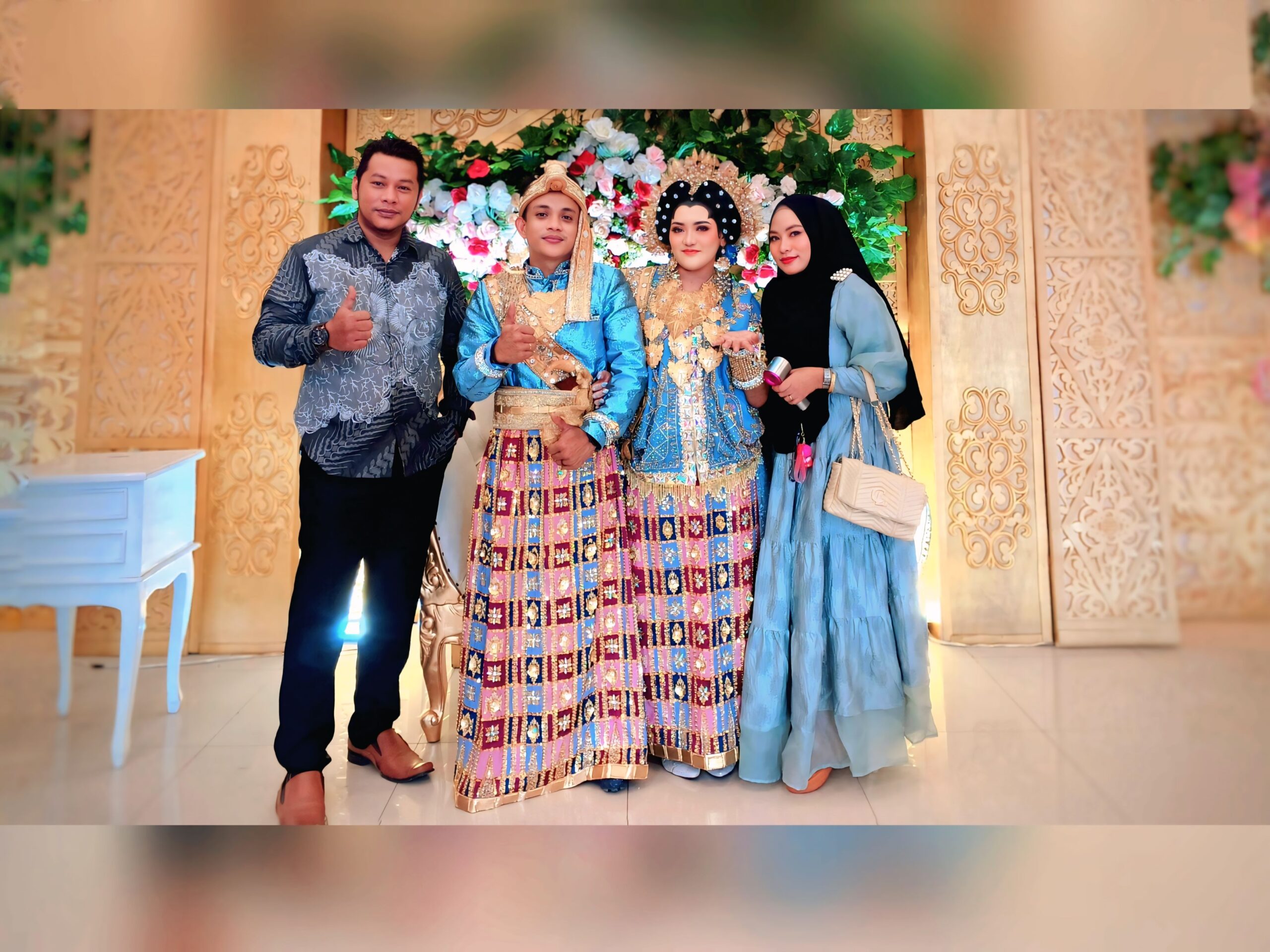 Keponakan Ketum SEKAT-RI Galang Jamil Pasombo Resmi Menikah