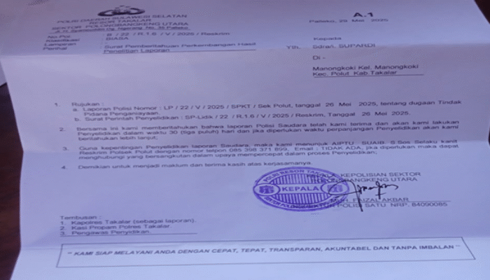 Diduga Karena Tak Punya Uang, Kasus Agus Terabaikan Polisi