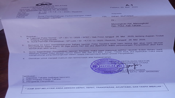 Diduga Karena Tak Punya Uang, Kasus Supardi Terabaikan Polisi