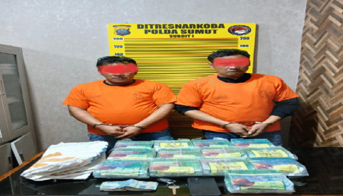 Niat Edarkan Sabu Buyar, Dua Nelayan Ditangkap Polisi di Jalinsum Labura