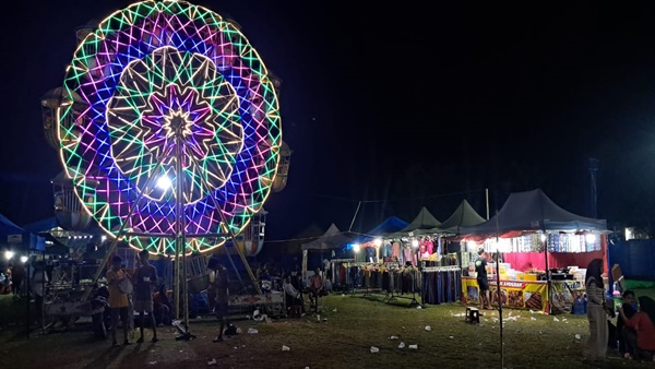 Berkedok Hiburan, Pasar Malam di Luwu Utara Diduga Gelar Judi Terbuka