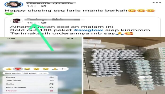 Dilarang Negara, Dipamerkan di Facebook, SW Glow’s Diduga Bandel