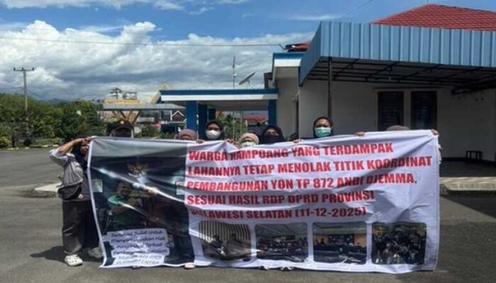 Lahan Dipersoalkan, Gubernur Sulsel Diminta Temui Warga Rampoang soal Yon TP 872