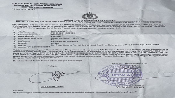 Dilaporkan Sejak November, Penanganan Dugaan Penganiayaan di Polsek Tamalanrea Belum Jelas