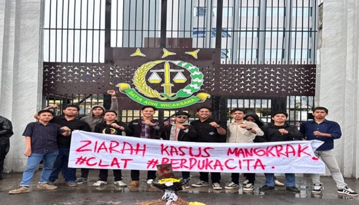 CLAT Kepung Kejati Sulsel, Hukum Tumpul, Korupsi Dibiarkan Hidup