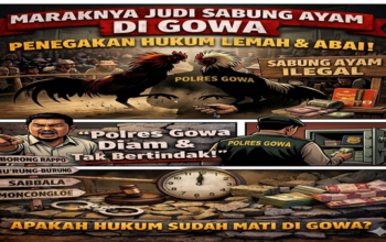 Hukum Mati Suri, Judi Sabung Ayam 'Menggila' Polres Gowa Tutup Mata