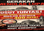 Gerakan Menolak Lupa Tantang Transparansi Dana Hibah Masjid Rachita Rp 400 Juta