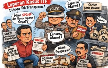 SP2HP Tak Kunjung Terbit, Kasus Oknum Bank Mandiri Jadi Sorotan Publik