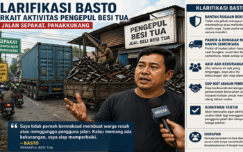 Usaha Disorot, Basto Janji Tidak Lagi Gunakan Badan Jalan Secara Berlebihan