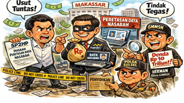 Oknum Internal Diduga Bermain, Kasus Data Nasabah Bank Mandiri Diselidiki Polda Sulsel