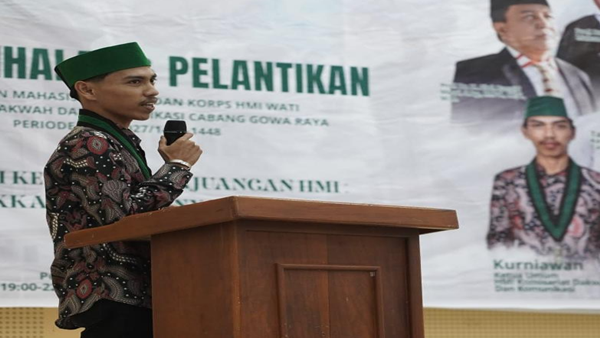Pelantikan HMI KOMDAK Gowa Raya 2026–2027, Momentum Bangkitkan Nilai dan Soliditas Kader