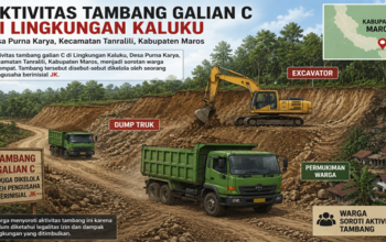 JK dan SP Disorot, Aktivitas Tambang di Tanralili Diduga Rusak Lingkungan