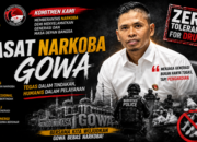 Polres Gowa Gaungkan “Zero Tolerance for Drugs” Fokus Lindungi Generasi Muda