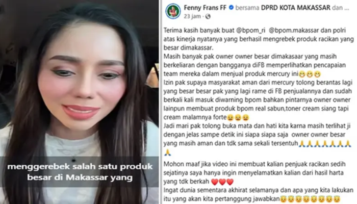 Fenny Frans Sentil Penjual Merkuri, Netizen Langsung “Kuliti” Masa Lalunya