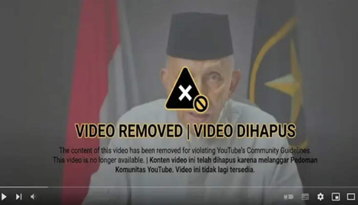 Video ‘Skandal Istana’ Amien Rais Hilang dari Medsos, Komdigi Ambil Langkah Takedown