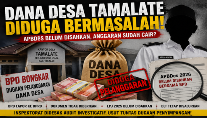 APBDes Belum Beres, Dana Desa Sudah Cair? Polemik Tamalate Meledak