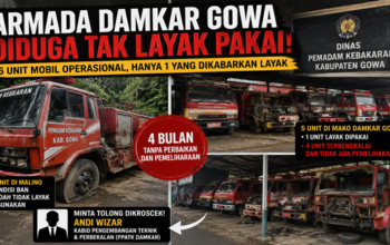 Diduga Dibiarkan, Armada Damkar Gowa Tumpuk Kerusakan Tanpa Perbaikan