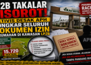 Perumahan di Kawasan LP2B Jadi Bidikan, Aktivis Desak APH Audit Besar-Besaran