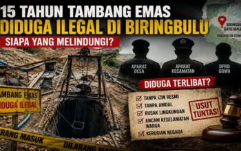 Tambang Emas 30 Meter Diduga Berjalan Mulus, Publik Curiga Ada Kekuatan di Belakangnya