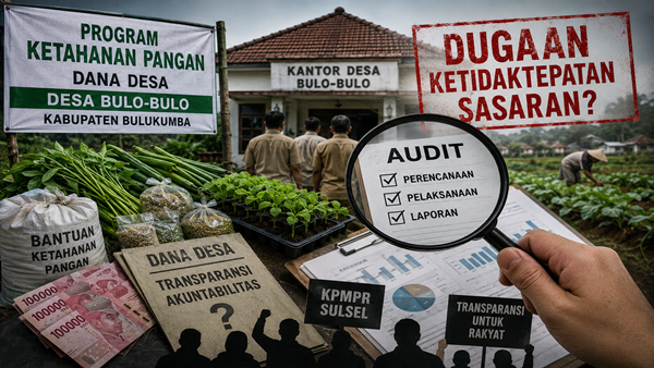 KPMPR Sulsel Cium Kejanggalan Program Ketahanan Pangan, Inspektorat Didesak Turun