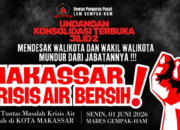 Kota Makassar Dicekik Krisis Air Bersih, Desakan Lengser Kian Menggema dari Warga