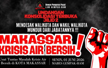 Kota Makassar Dicekik Krisis Air Bersih, Desakan Lengser Kian Menggema dari Warga