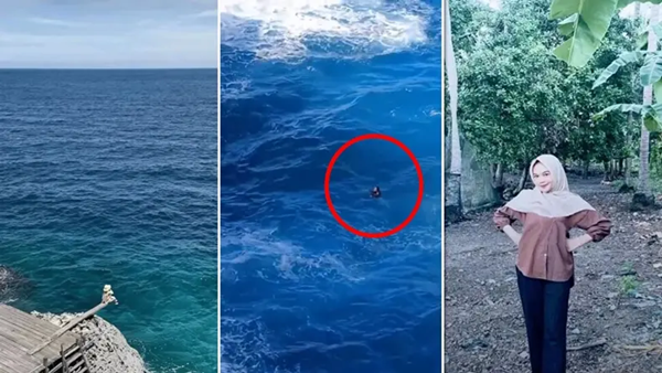 Viral! Siswi SMA Hilang Usai Ombak Menghantam Spot Foto Tebing Apparalang