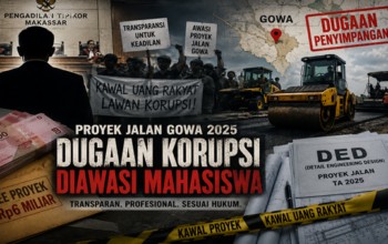 Dugaan Korupsi Proyek Jalan Gowa Memanas, Mahasiswa Siapkan Laporan