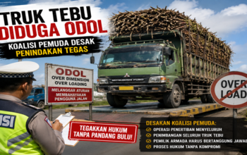 Truk Tebu Diduga ODOL, Koalisi Pemuda Minta Penegakan Hukum Tanpa Tebang Pilih