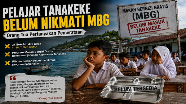 Program MBG Belum Menyentuh Kepulauan Tanakeke, Warga Merasa Dianaktirikan