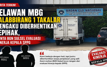 Dipecat Lewat WhatsApp? Relawan MBG Takalar Minta BGN Audit SPPG Kalabbirang 1