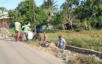 Diduga Proyek Siluman, Drainase di Canrego Dikerjakan Tanpa Papan Informasi
