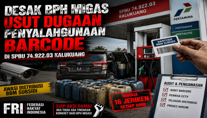 Diduga BBM Subsidi Dijual ke Industri, Polres Takalar dan BPH Migas Didesak Bertindak