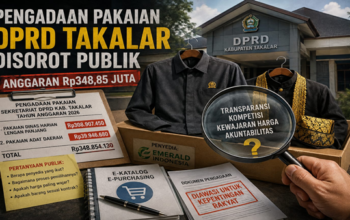 Pakaian DPRD Takalar Rp348 Juta, Publik Bertanya, Kenapa Penyedianya Itu Lagi?
