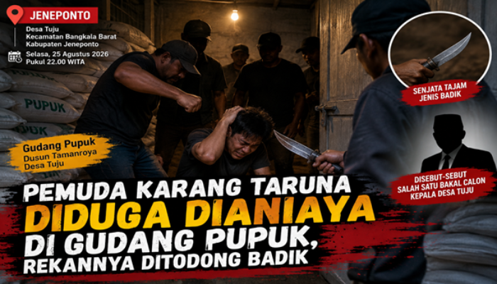 Geger! Pemuda Damkar Desa Tuju Diduga Dipukuli, Rekannya Diancam Badik