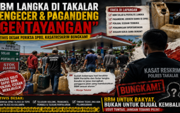 Pengecer dan Pagandeng “Gentayangan” Aktivis Desak SPBU Takalar Diperiksa