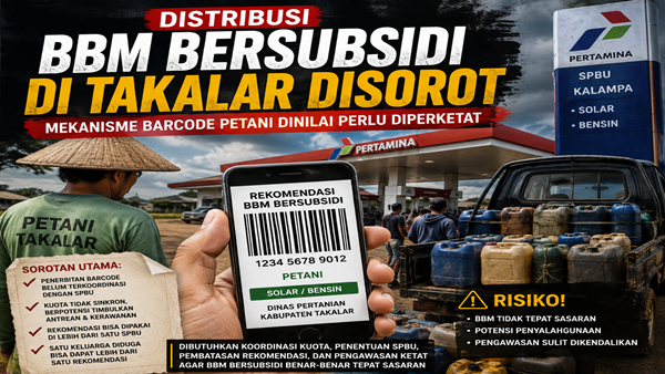 Barcode BBM Petani Takalar Dipertanyakan, Sistem Pengawasan Dinilai Lemah