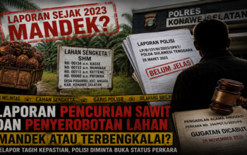 Kasus Pencurian Sawit di Konsel Diduga Mandek, Pelapor Tagih Kepastian Hukum