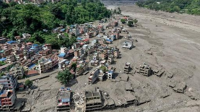 Dahsyat! Banjir Bandang Nepal-Tibet Tewaskan 472 Orang